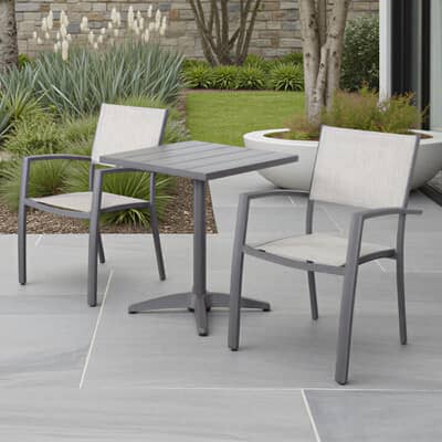 Supremo Milan 2 Seat 65cm Square Bistro Set