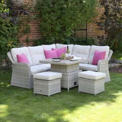 Supremo Hemsby Mini Modular Set with 100x80cm Rectangular Adjustable Table