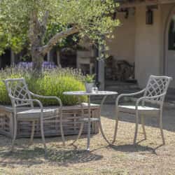 Bramblecrest RHS Bridgewater 2 Seat Bistro Set - Stone