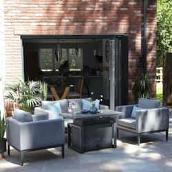 Supremo Leisure Mirfield Lounge Set with Adjustable Height Table