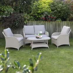 Supremo Cassano Lounge Set with 110x60cm Rectangular Coffee Table