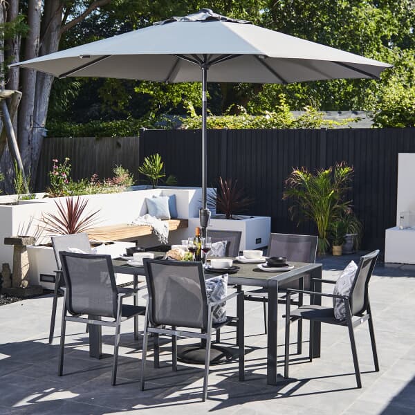 Supremo Leisure Portobello 6 Seat Rectangular Dining Set (X32.384.04