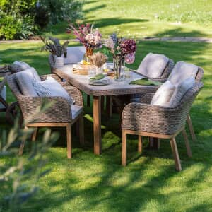 Innovators Waddington 6 Seat Rectangular Dining Set