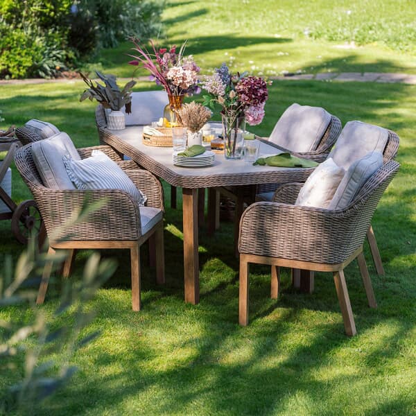 Innovators Waddington 6 Seat Rectangular Dining Set