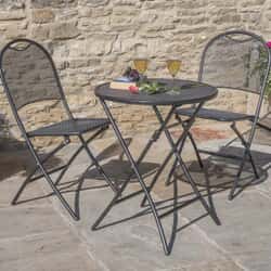 Kettler Cafe Roma 2 Seat Set - Iron Grey
