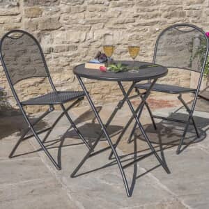 Kettler Cafe Roma Set - Iron Grey