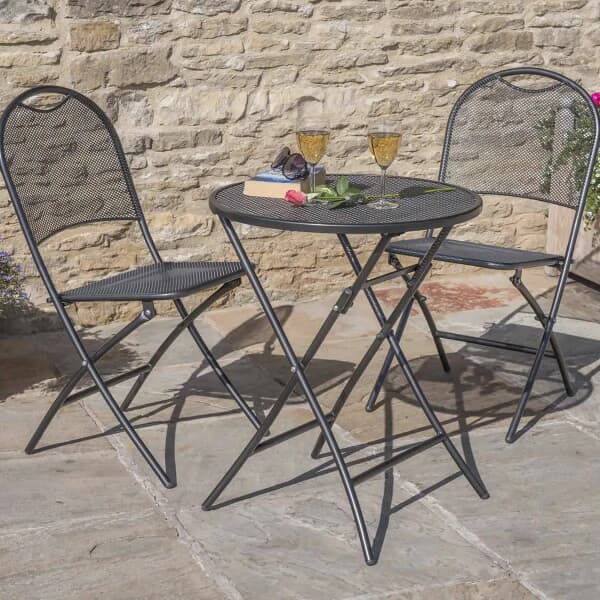 Kettler Cafe Roma 2 Seat Set - Iron Grey
