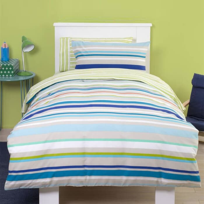 Just Kidding Fun Stripe - Blue large