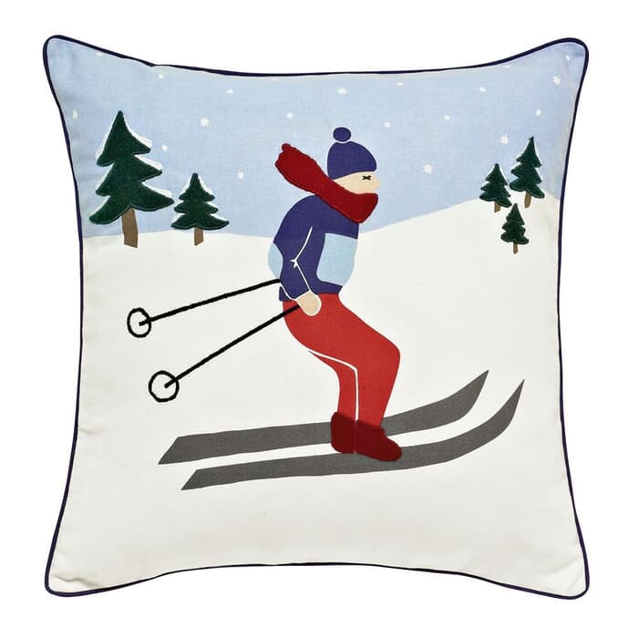 Peacock Blue Flynn Ski Cushion large