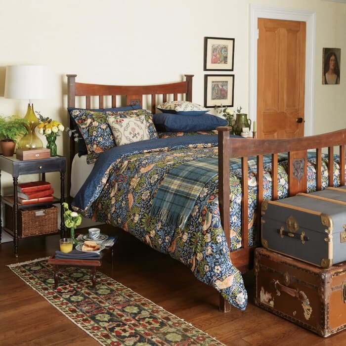 William Morris Strawberry Thief Indigo large