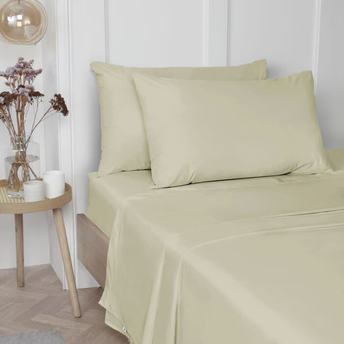 Vantona Plain Dye 180TC Cream large