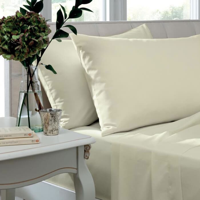 TLC 200 T/C Egyptian Cotton Percale Ivory large