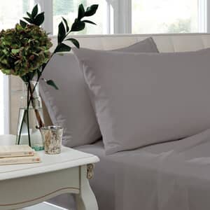 1000 T/C Egyptian Cotton Silver Grey