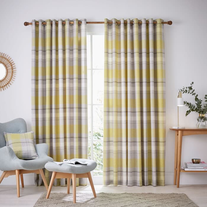 Helena Springfield Nora Chartruse Curtains large