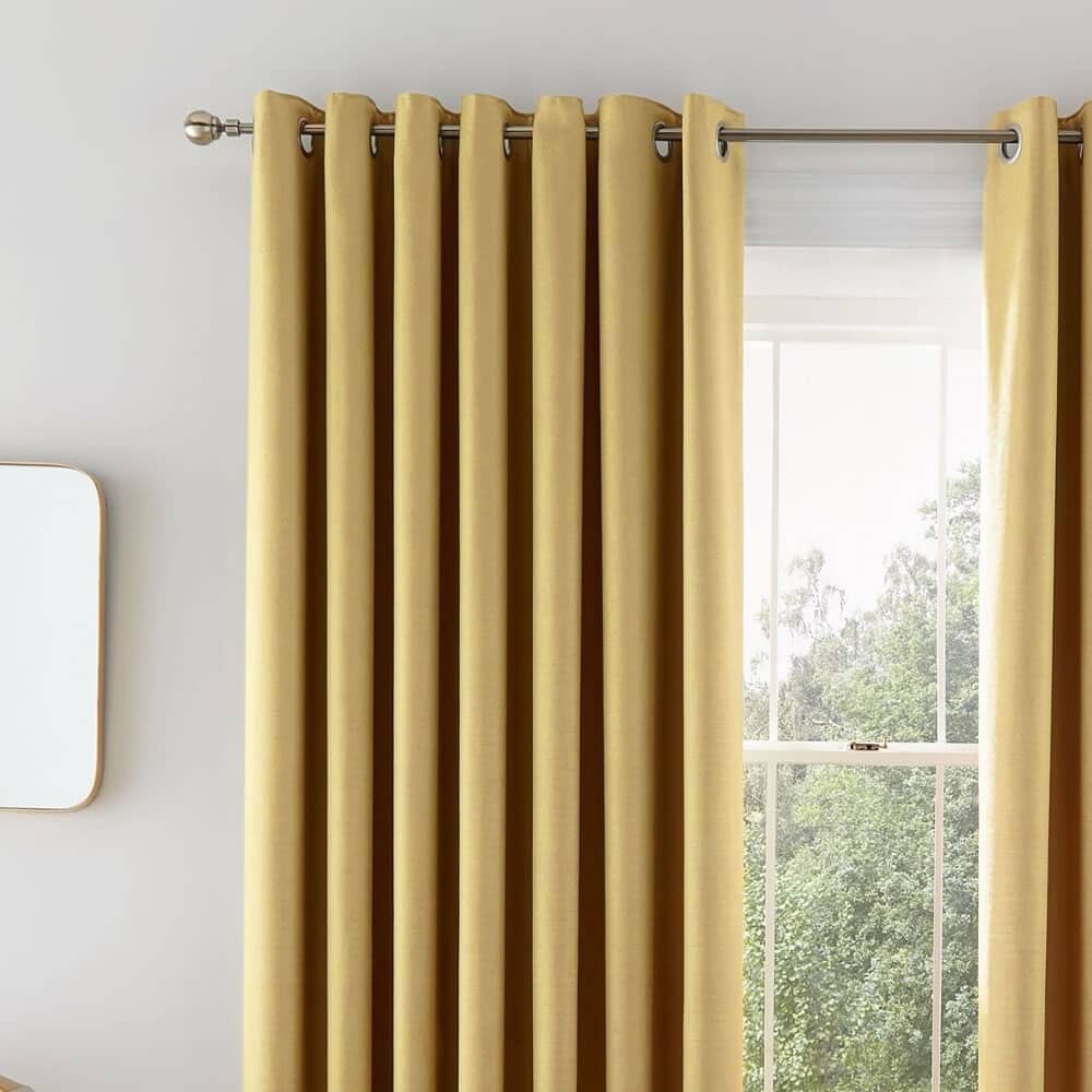 Helena Springfield Eden Chartreuse Curtains JustLinen