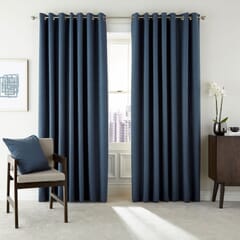Barcelo Prussian Blue Curtains