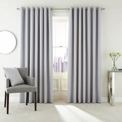 Barcelo Silver Curtains