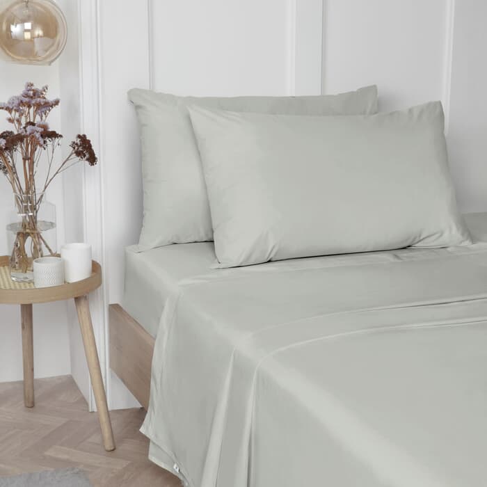 Vantona Plain Dye 180TC Silver large