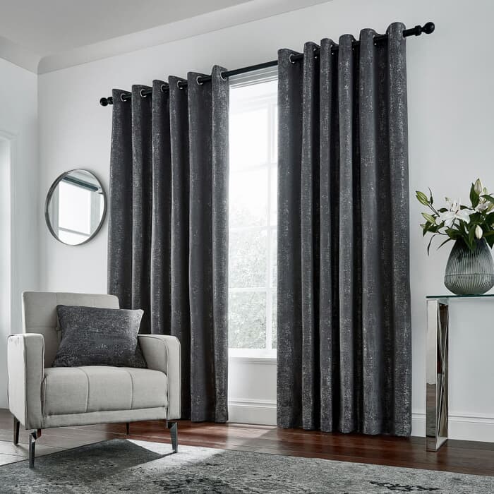 Helena Springfield Roma Curtains Gunmetal large