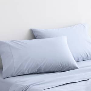 Organic Cotton Soft Blue 300 Thread Count 