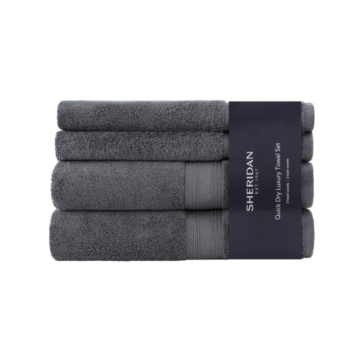 Sheridan Quick Dry Towel Bale Graphite large