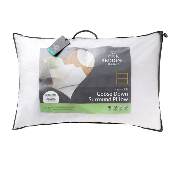 Fine Bedding Co Goose Down Surround Pillow large