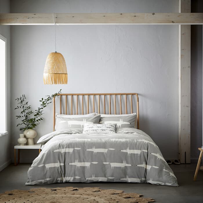 Scion Mr Fox Brushed Cotton Silver large
