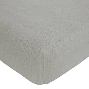 So Soft Sherpa Fleece Sheet Grey