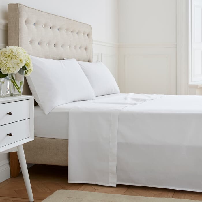 Sanderson Options Cotton Plain Dye White large