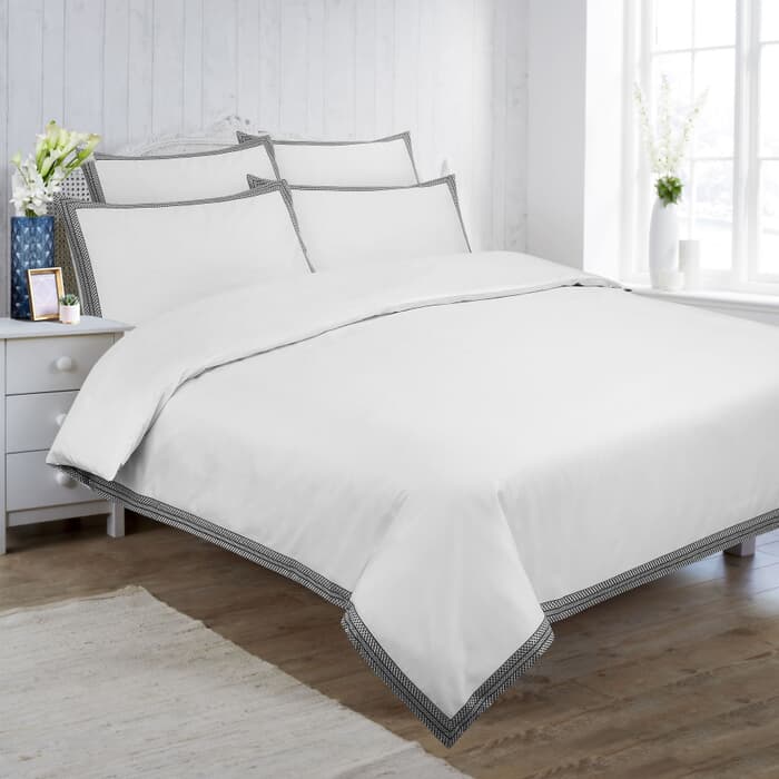 Vantona Hotel Lattice Geo White large