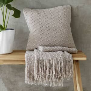 Chevron Knit Silver