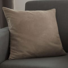 Faux Suede Mink Cushion Cover