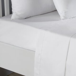 50/50 Polycotton 200TC White