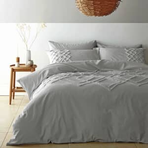 Frayed Cotton Diamond Grey