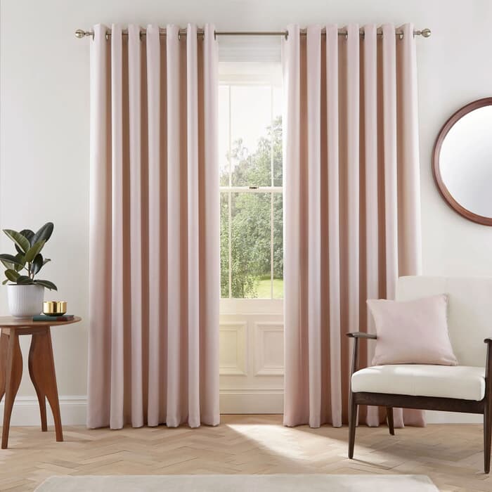 Helena Springfield Eden Blush Curtains large