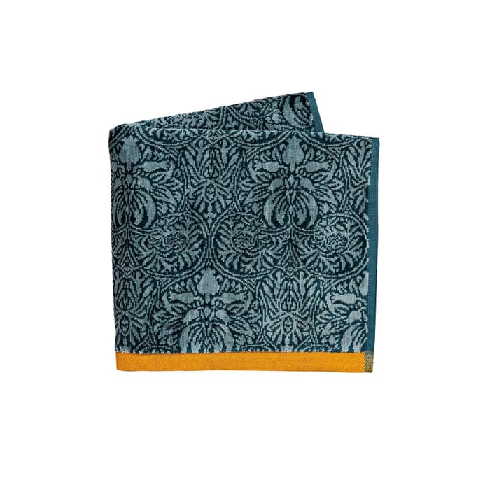 William Morris Crown Imperial Towels Teal large