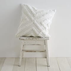 Diamond Tufted Chalk White Cushion Covers