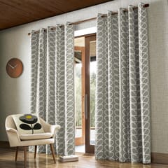 Linear Stem Curtains Silver