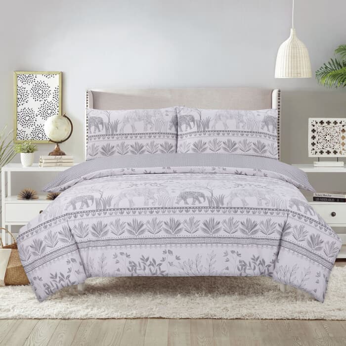Vantona Elephant Journey Grey large