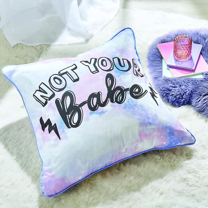 Sassy B Not Your Babe Cushion Cover Pastel large
