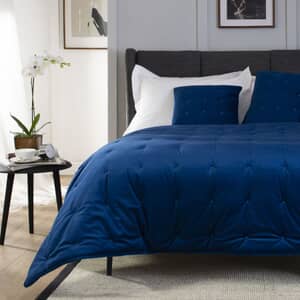 Velvet Dot Navy
