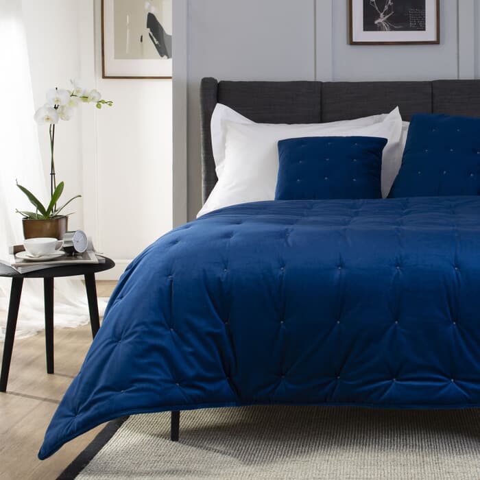 Lyndon Company Velvet Dot Navy large