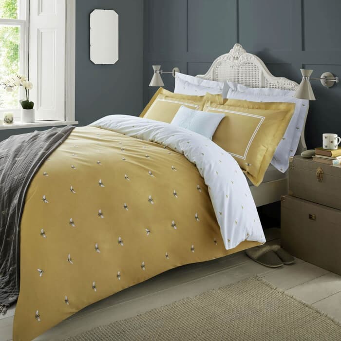 Sophie Allport Bees Mustard large
