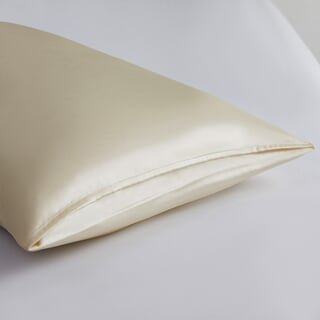 Silk Blend Pillowcase Ivory