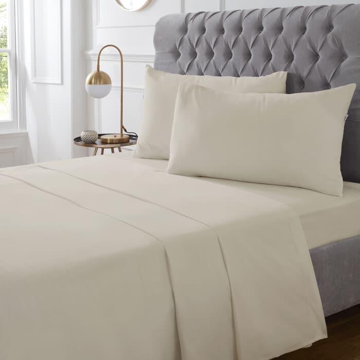 Vantona Cotton 400 T/C Cream large