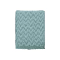 Restore Knitted Throw Green