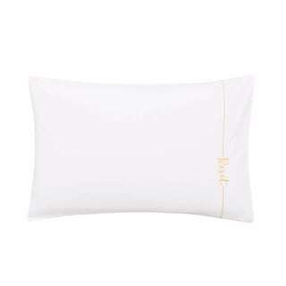 Reset Affirmation Pillowcase Yellow
