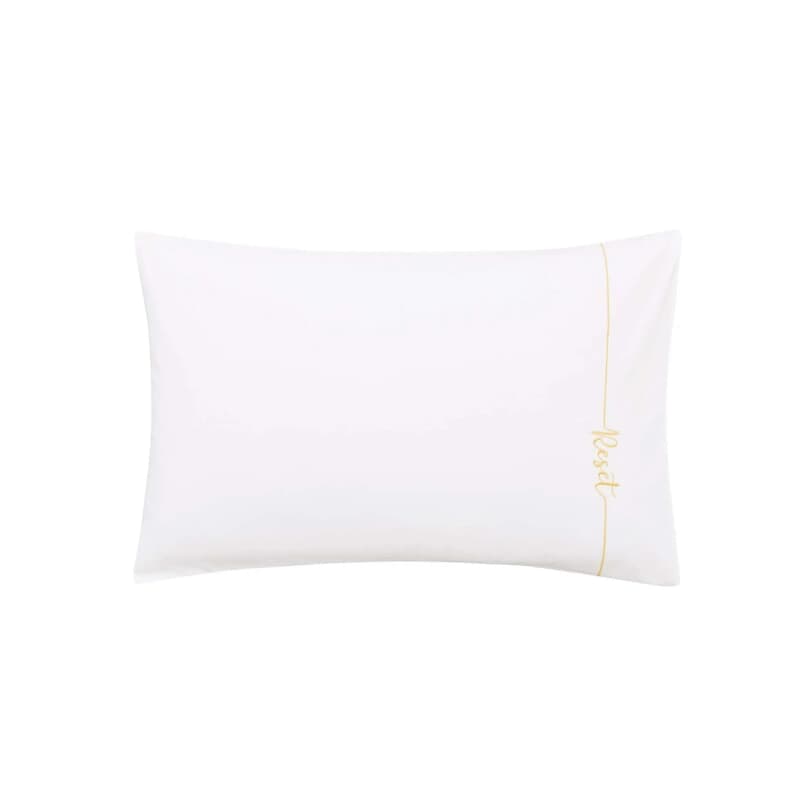 Katie Piper Reset Affirmation Pillowcase Yellow large