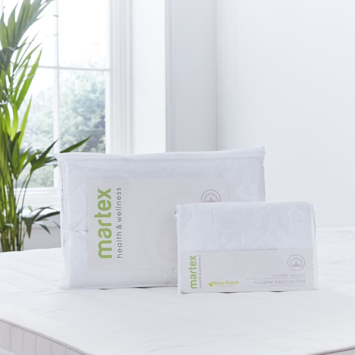Martex Health and Wellness Pure Cotton Quilted Matress Protector large