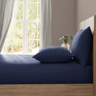 Plain Linen Navy